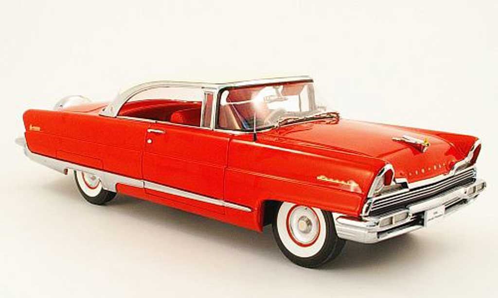 Lincoln Premiere 1/18 Sun Star hard top rosso/bianco 1956 modellino in miniatura