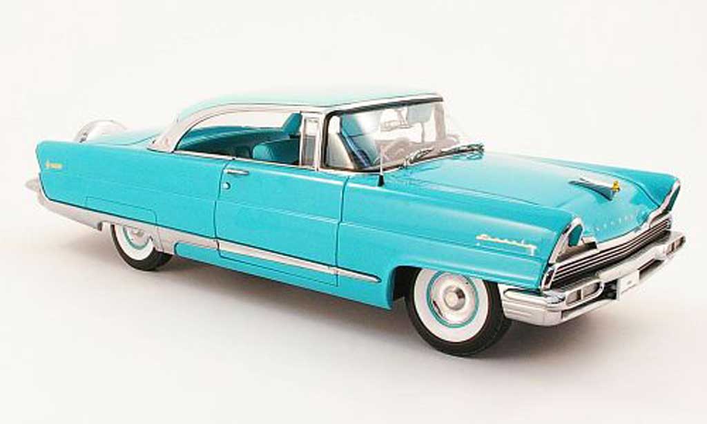 Lincoln Premiere 1/18 Sun Star hard top blu 1956 modellino in miniatura