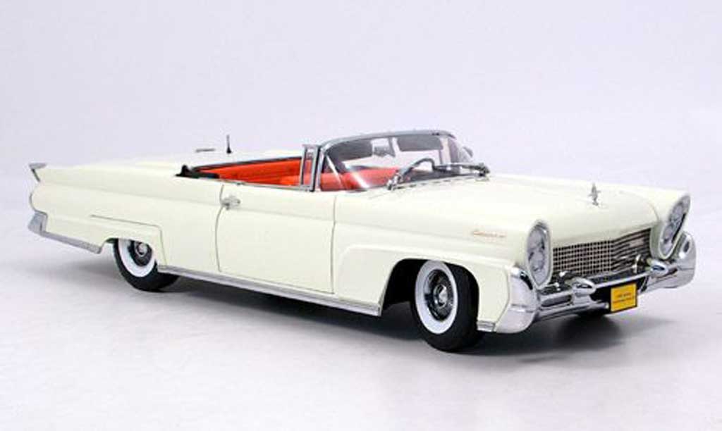 Lincoln Continental 1958 1/18 Sun Star 1958 mark iii bianco modellino in miniatura