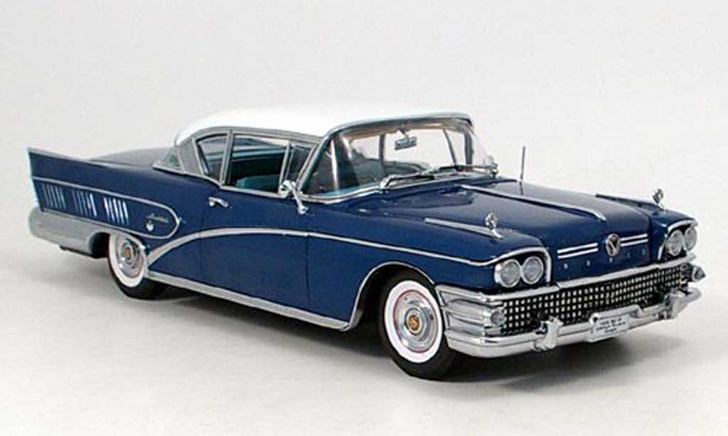 Buick Limited 1/18 Sun Star riviera blu 1958 modellino in miniatura