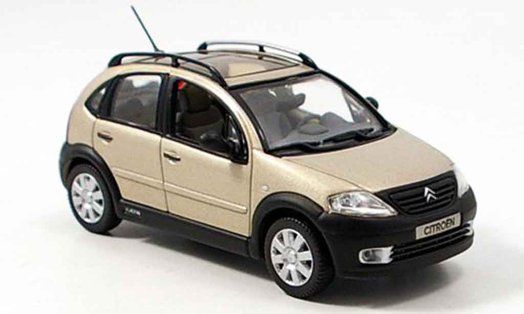 Citroen C3 1/43 Norev x tr beige 2004 modellino in miniatura