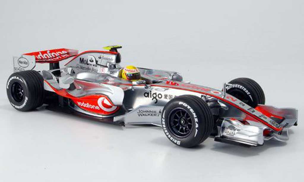 Mercedes F1 1/18 Minichamps mclaren vodafone mp 4 22 hamilton 2007 modellino in miniatura