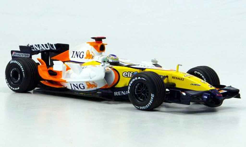 Renault F1 1/43 Minichamps ing f1 team r27 fisica 2007 modellino in miniatura
