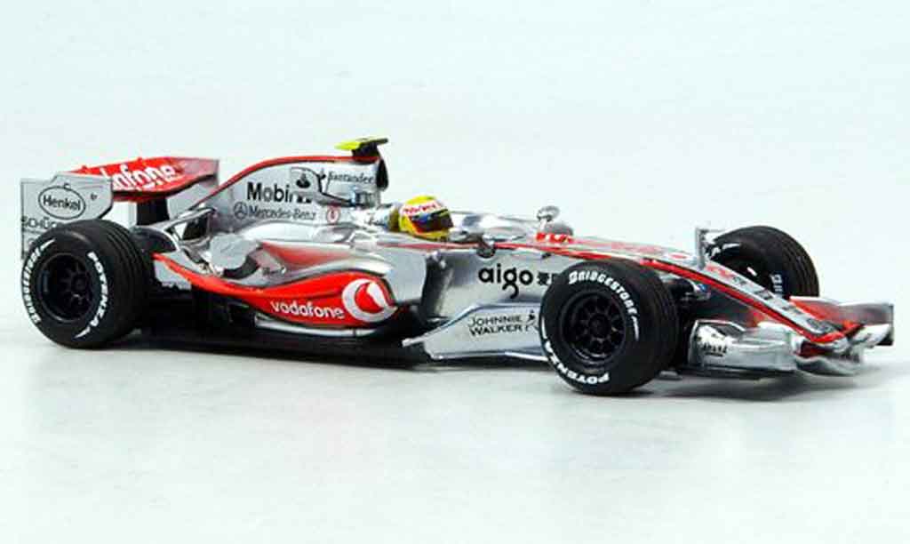 Mercedes F1 1/43 Minichamps McLaren Vodafone MP4 22 No. 2 2007 modellino in miniatura