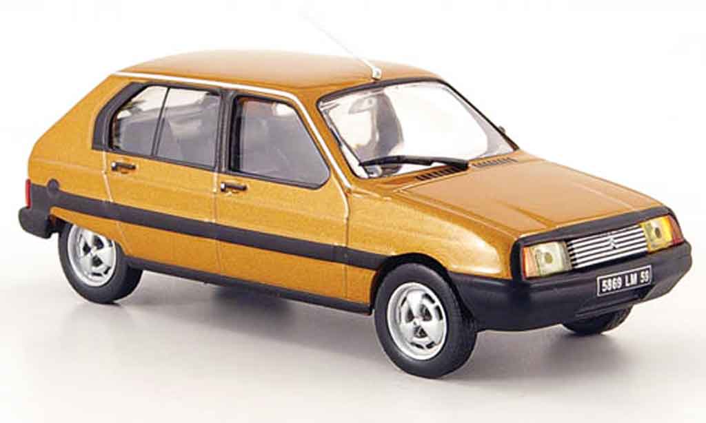 Citroen Visa 1/43 Eagle ii super e marronee 1981 modellino in miniatura