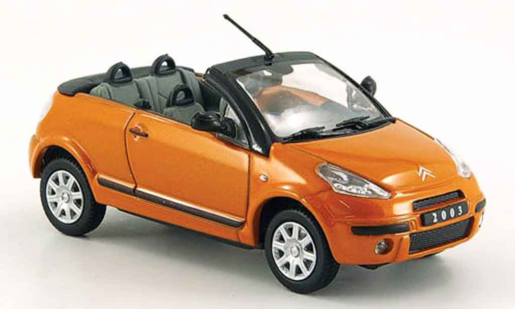 Citroen C3 1/43 Eagle pluriel orange 2003 modellino in miniatura