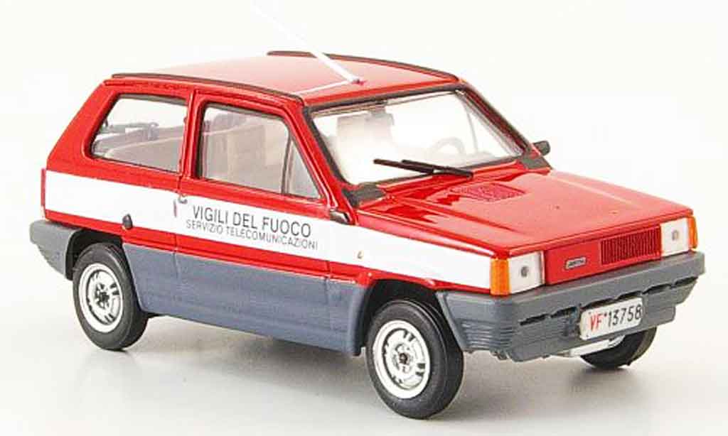 Fiat Panda 1/43 Brumm 45 pompier Italien 1980 modellino in miniatura