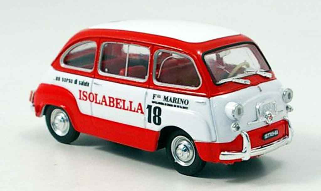 Fiat 600 1/43 Brumm Multipla Amaro 18 Isolabella 1960 modellino in miniatura