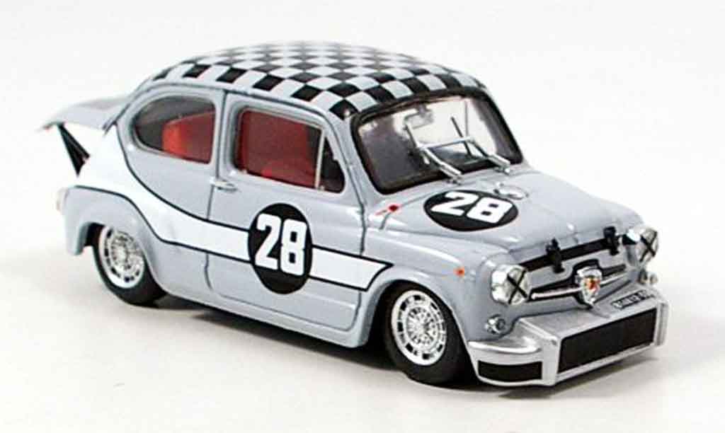 Fiat Abarth 1000 1/43 Brumm No.28 Zandvoort 1969 modellino in miniatura