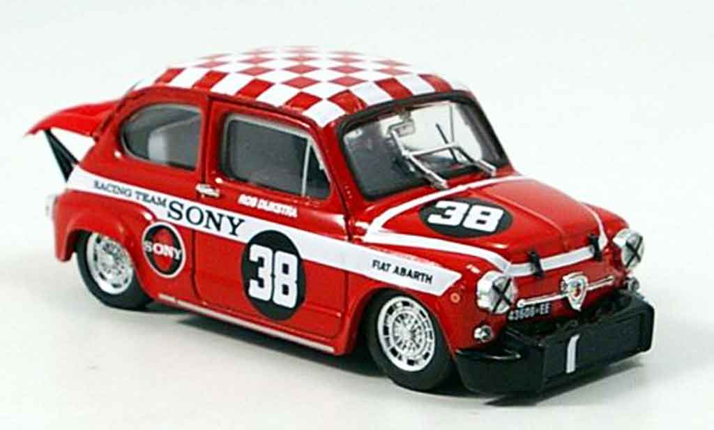 Fiat Abarth 1000 1/43 Brumm No.38 Dijkstra Sieger Zandvoort 1969 modellino in miniatura