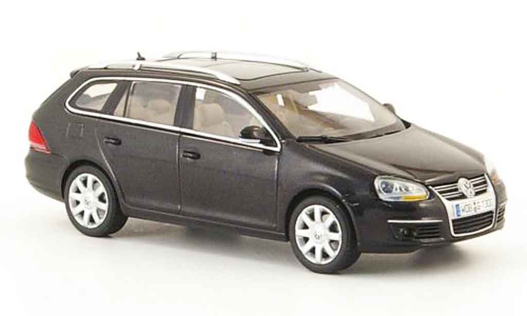 Volkswagen Golf V 1/43 Autoart V variant nero 2007 modellino in miniatura