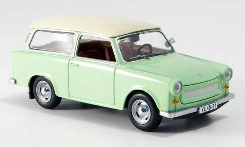 Trabant 601 1/43 IST Models Kombi grun bianco 1965 modellino in miniatura