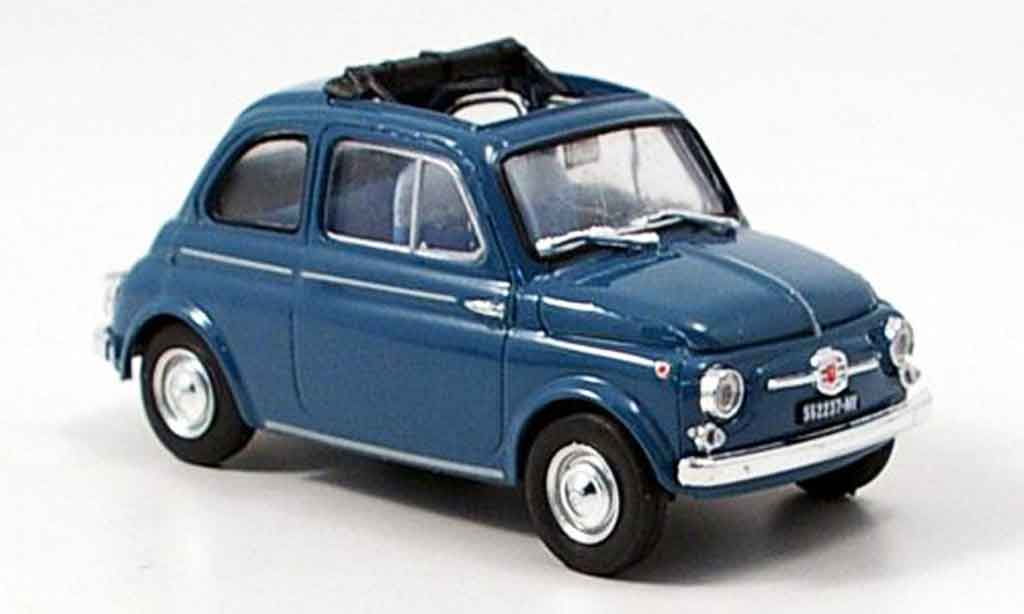 Fiat 500 1/43 Brumm D blu 1960 modellino in miniatura