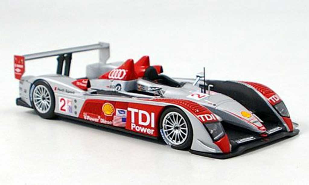 Audi R10 2007 1/43 Minichamps 2007 TDI No.2 TDI Power Sieger 12h Sebring modellino in miniatura