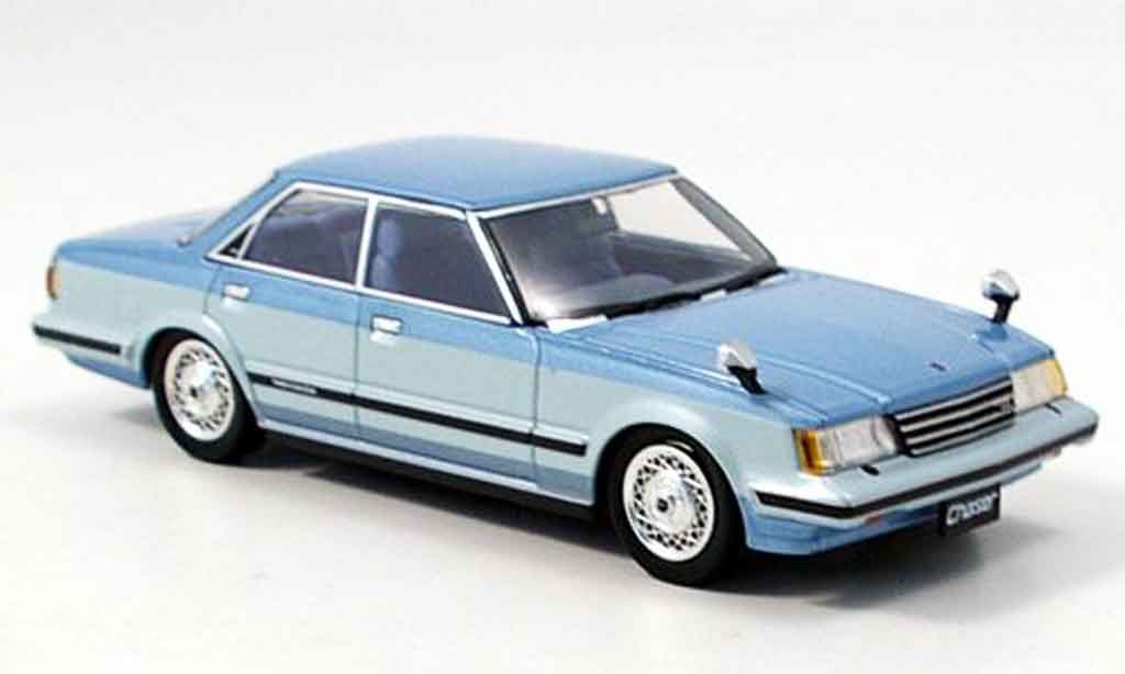 Toyota Chaser 1/43 Aoshima avante twincam 24 blu 1982 modellino in miniatura