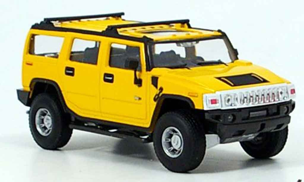 Hummer H2 1/43 Cararama giallo modellino in miniatura