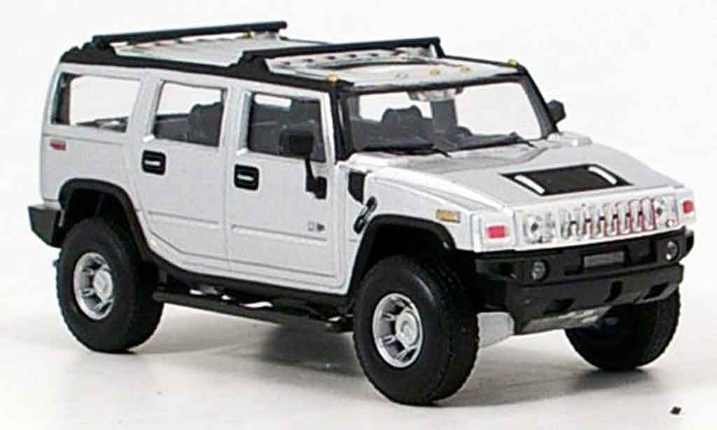 Hummer H2 1/43 Cararama grigio metallisee modellino in miniatura