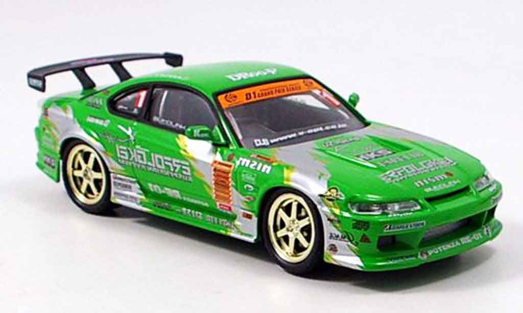 Nissan Silvia 1/43 Aoshima S15 Keioffice 2003 modellino in miniatura