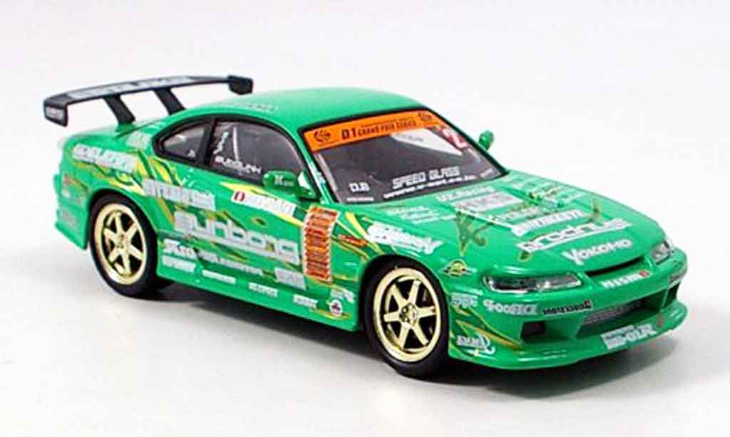 Nissan Silvia 1/43 Aoshima S15 Keioffice 2004 modellino in miniatura