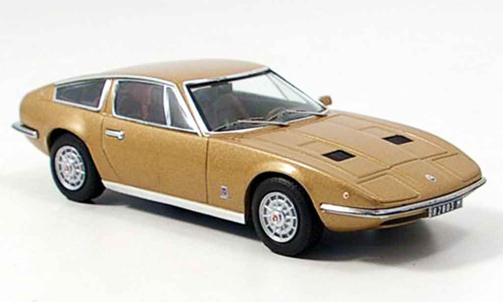Maserati Indy 1/43 IXO beige 1971 modellino in miniatura