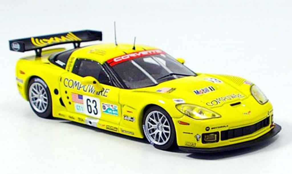Chevrolet Corvette C6 1/43 IXO C6 R No.63 Le Mans 2006 modellino in miniatura