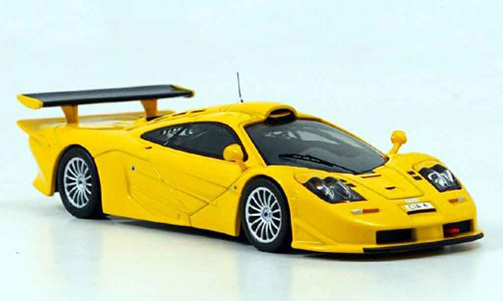 McLaren F1 1/43 IXO GTR long Tail orange 1996 modellino in miniatura