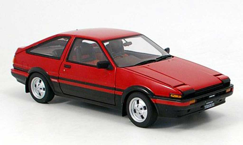 Toyota Trueno 1/18 Autoart ae trueno rosso modellino in miniatura