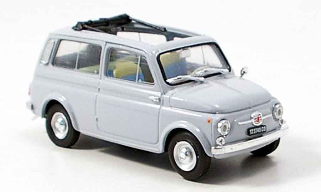 Fiat 500 1/43 Brumm Giardiniera grigio 1960 modellino in miniatura