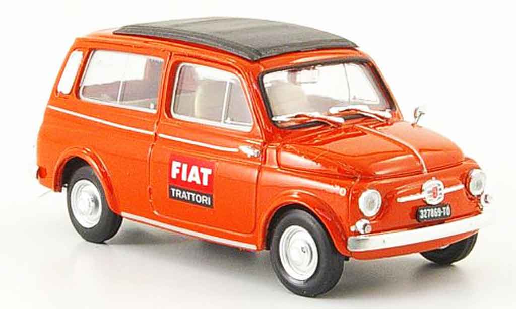 Fiat 500 1/43 Brumm Giardiniera Trattori 1960 modellino in miniatura