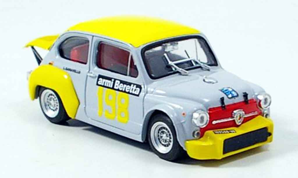 Fiat Abarth 1000 1/43 Brumm No.198 Scuderia Brescia 1972 modellino in miniatura