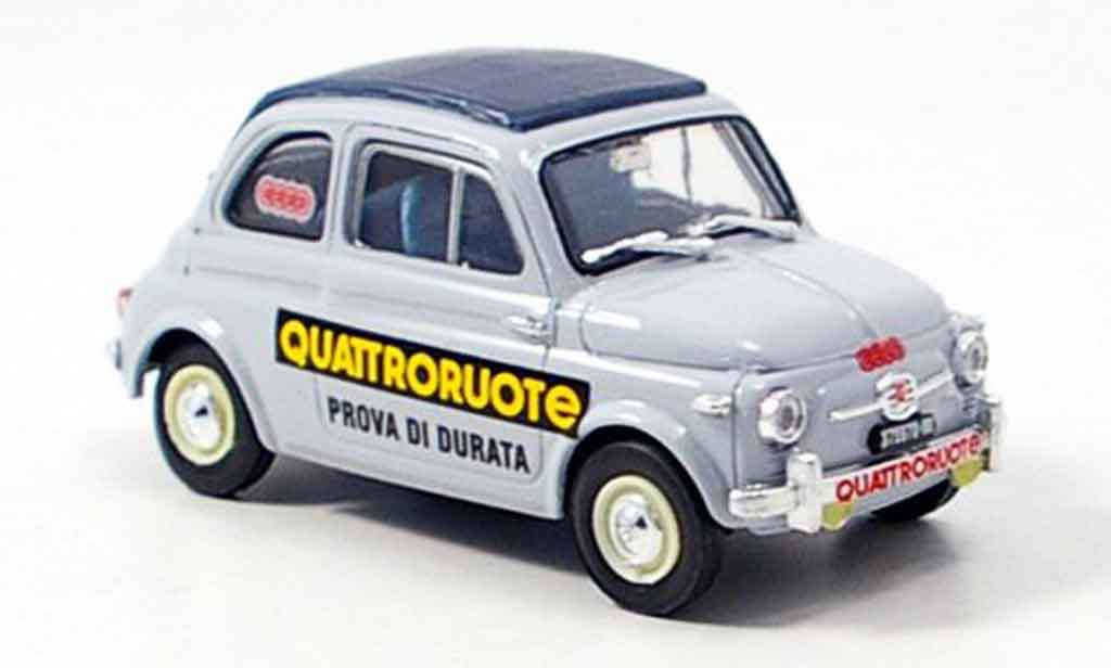 Fiat 500 1/43 Brumm Nuova Prova Di Durata Quattroroute 1958 modellino in miniatura