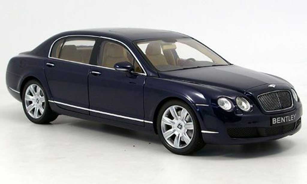 Bentley Continental Flying 1/18 Minichamps Flying spur blu 2006 modellino in miniatura