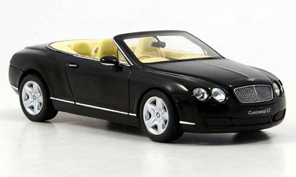 Bentley Continental GTC 1/43 Minichamps GTC nero 2006 modellino in miniatura