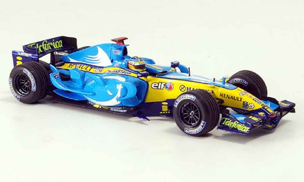 Renault F1 1/43 Minichamps f1 team r26 alonso gp frankreich 2006 modellino in miniatura