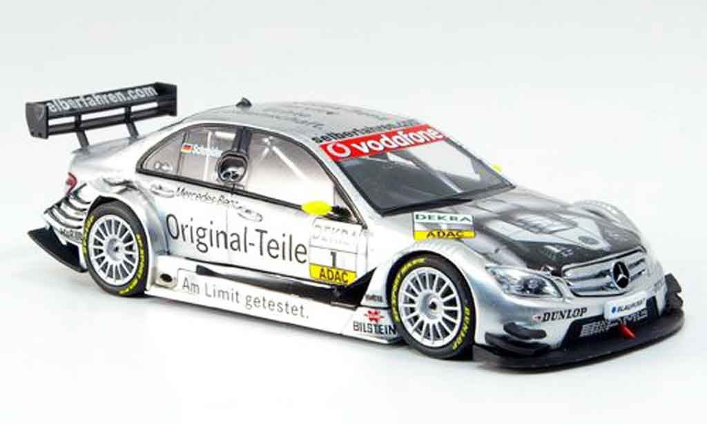 Mercedes Classe C 1/43 Minichamps AMG Schneider DTM 2007 modellino in miniatura