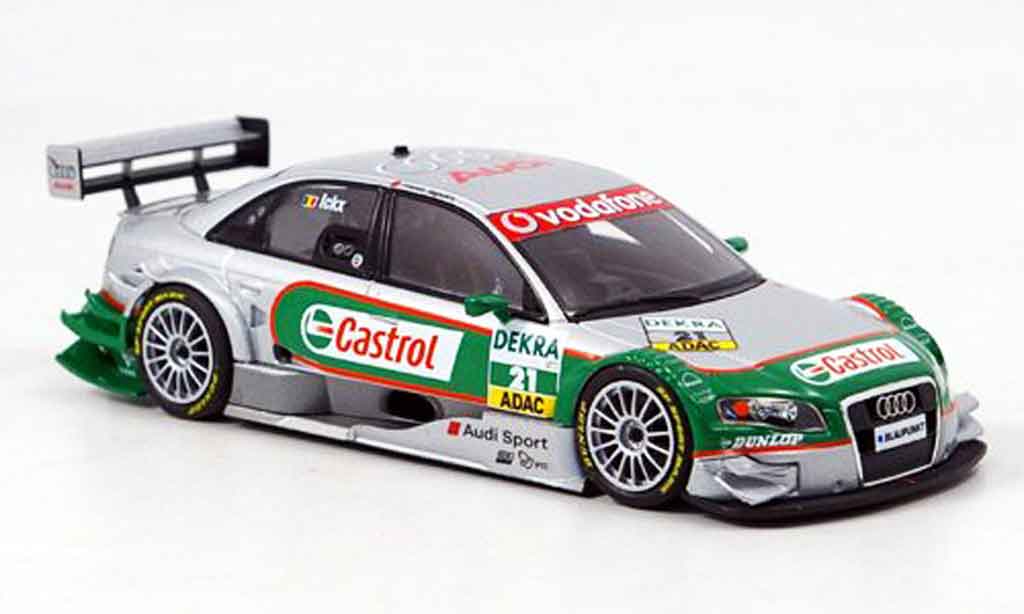 Audi A4 DTM 1/43 Minichamps DTM Castrol Ickxl 2007 modellino in miniatura