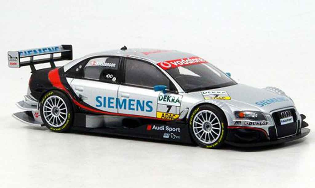 Audi A4 DTM 1/43 Minichamps DTM Siemens Kristensen 2007 modellino in miniatura