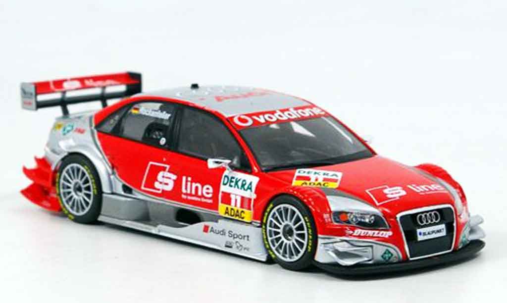 Audi A4 DTM 1/43 Minichamps DTM S Line Rockenfeller 2007 modellino in miniatura