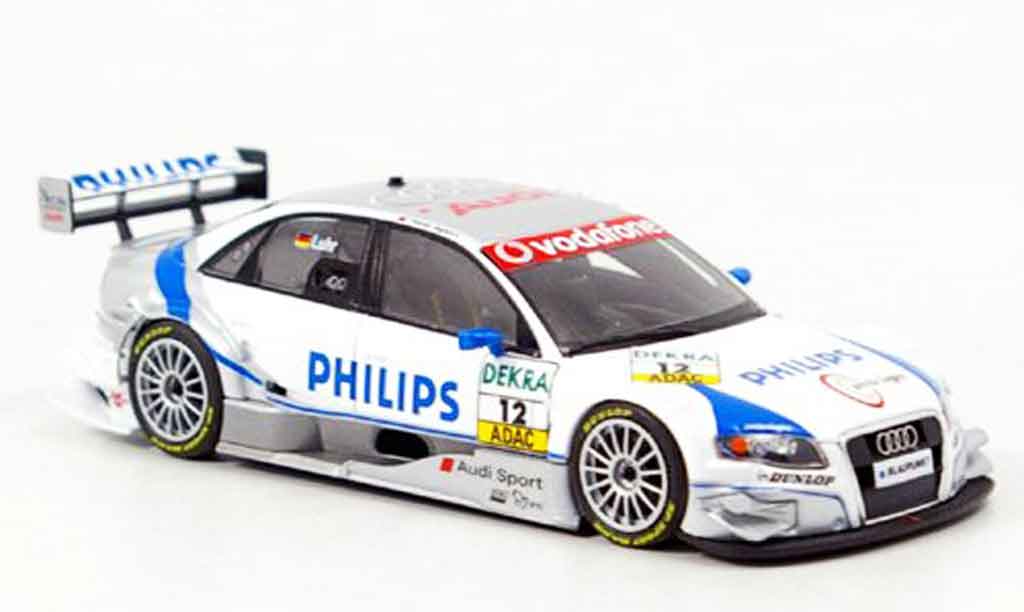 Audi A4 DTM 1/43 Minichamps DTM Philips Luhr 2007 modellino in miniatura
