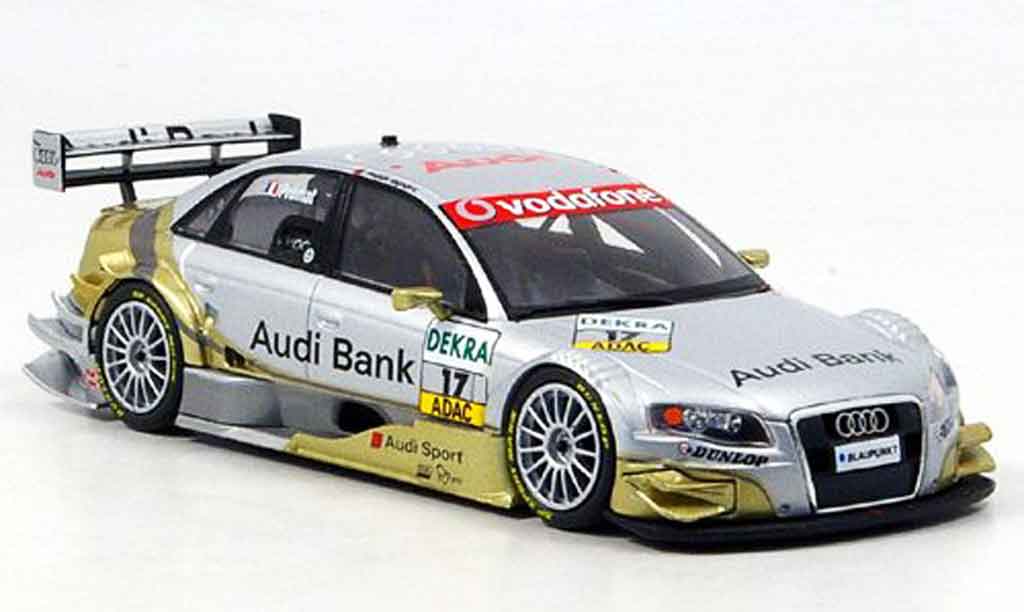 Audi A4 DTM 1/43 Minichamps DTM Bank Premat 2007 modellino in miniatura