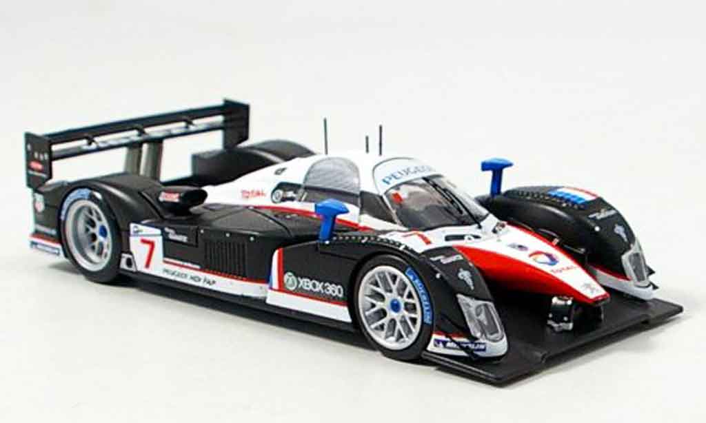 Peugeot 908 2007 1/43 IXO 2007 v12 hdi no.7 gene sieger monza modellino in miniatura