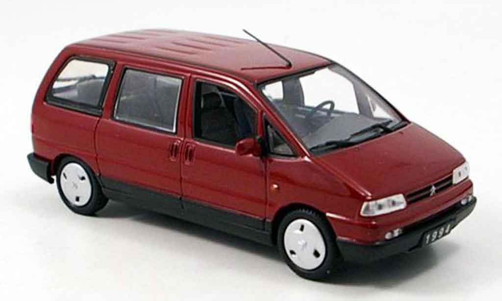 Citroen Evasion 1/43 Eagle rosso 1994 modellino in miniatura