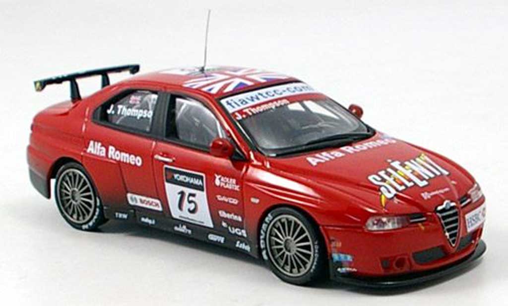 Alfa Romeo 156 GTA WTCC 1/43 M4 GTA WTCC No. 15 J. Thompson WTCC 2007 modellino in miniatura