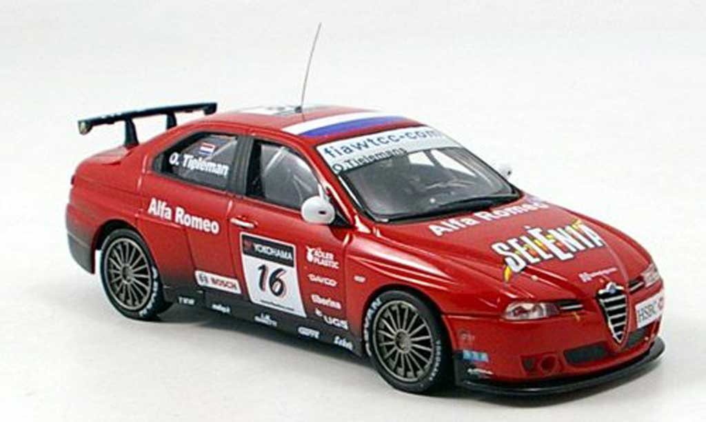 Alfa Romeo 156 GTA WTCC 1/43 M4 GTA WTCC No. 16 O.Tielemans WTCC 2007 modellino in miniatura