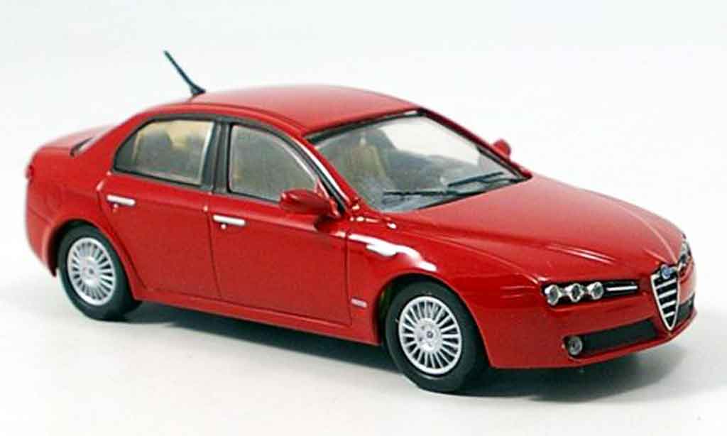 Alfa Romeo 159 1/43 M4 rosso 2005 modellino in miniatura