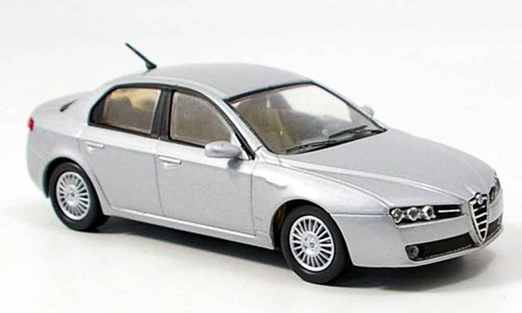 Alfa Romeo 159 1/43 M4 grigio metallisee 2005 modellino in miniatura
