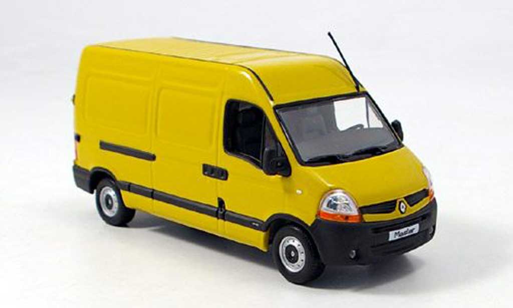 Renault Master 1/43 Norev Boite giallo 2006 modellino in miniatura