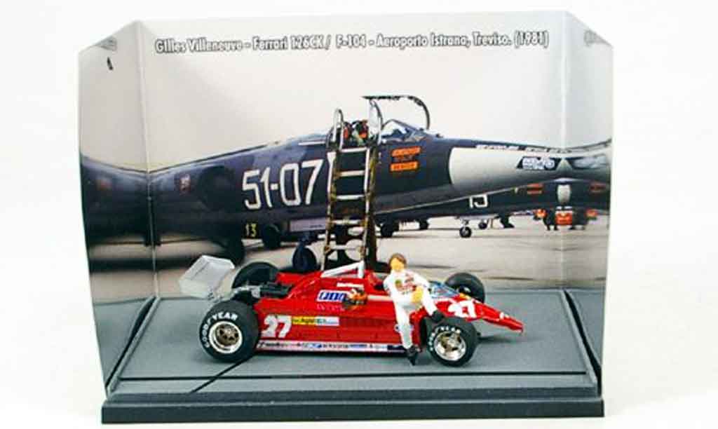 Ferrari 126 1981 1/43 Brumm 1981 CK turbo villeneuve starfighter duell modellino in miniatura
