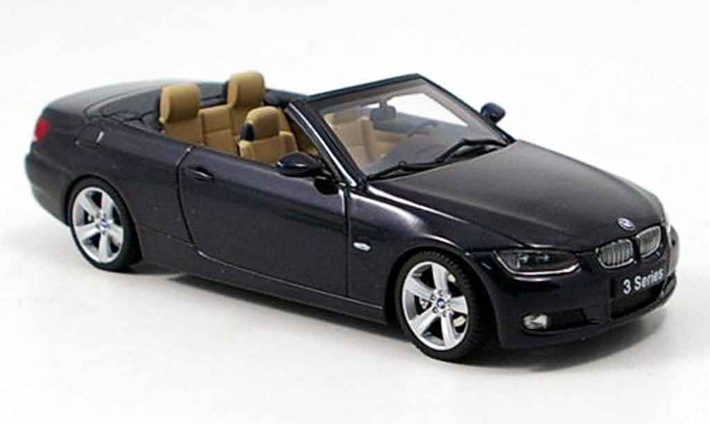 Bmw 335 E93 1/43 Autoart E93 Cabriolet (E93) nero modellino in miniatura