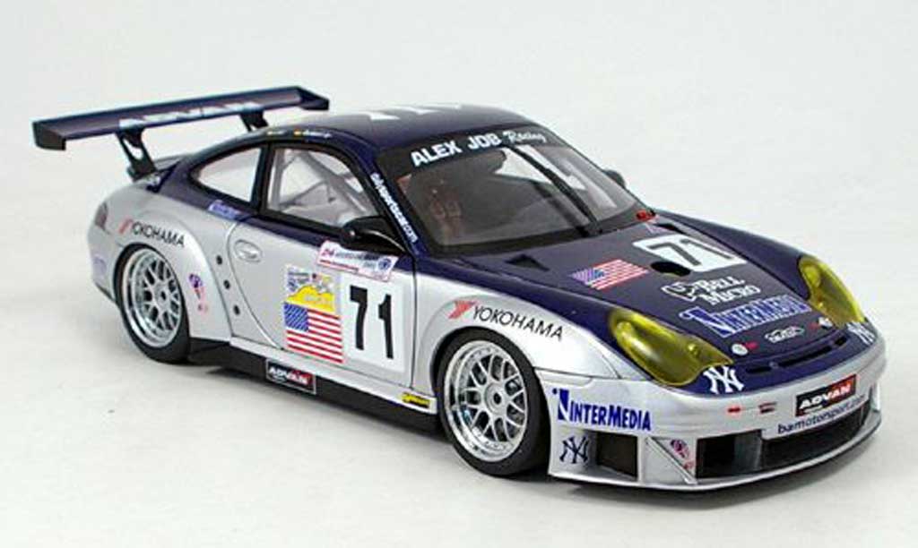 Porsche 996 GT3 RSR 1/18 Autoart GT3 RSR no.71 alms 2005 modellino in miniatura